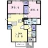 プリヴェイル中松山の間取り画像
