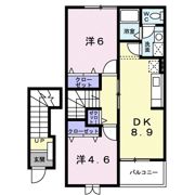 プラードⅡの間取り画像