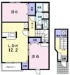 VIVACE雷神D棟の間取り画像