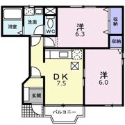 フォンターナ サノAの間取り画像