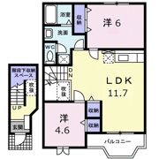 フォンターナ サノBの間取り画像