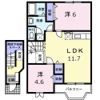フォンターナ サノBの間取り画像