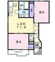 コーポギオンの間取り画像