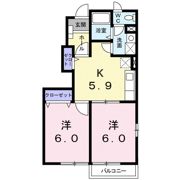 ティンカーベルAの間取り画像