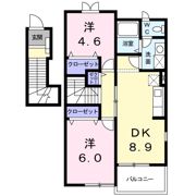 ティンカーベルBの間取り画像