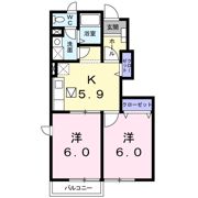 ティンカーベルCの間取り画像