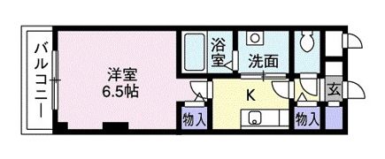 セモア中山の間取り画像
