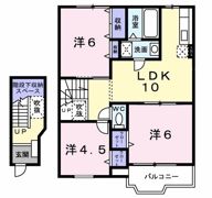 ローゼンハイム Bの間取り画像