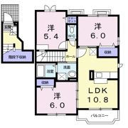 パーシモン 鷹丘の間取り画像