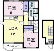 ブローテの間取り画像