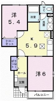サンフラワー・ヒルズCの間取り画像