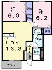 ピープルタウンⅡの間取り画像