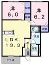 ピープルタウンⅡの間取り画像