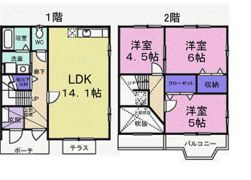 コンフォート東塚Fの間取り画像