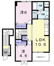 リビエラ Βの間取り画像