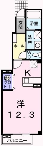 サニーパレスCの間取り画像