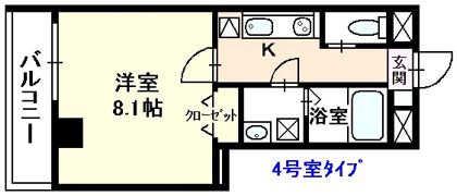 エーデルワイス本所の間取り画像