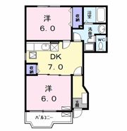 フリーデ＆ミツヤⅠの間取り画像