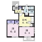 リヴィエールBの間取り画像