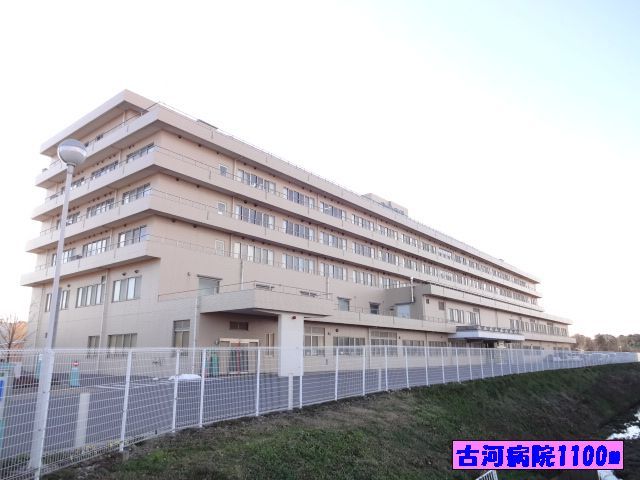 近くの古河病院まで1,100m（徒歩14分）