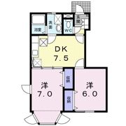 アーシズの間取り画像