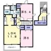 パティオⅠの間取り画像