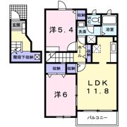 パティオⅠの間取り画像