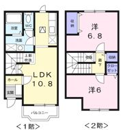 ピースフルΤの間取り画像