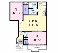 リス・メゾン B棟の間取り画像