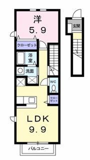 リーベⅠの間取り画像
