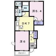 リーベⅡの間取り画像