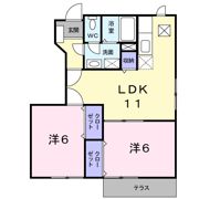 クレッシェンドⅡの間取り画像