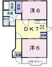 クレメントBの間取り画像
