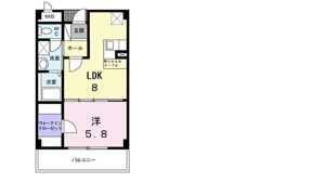 アンソレイエ （前裁町）の間取り画像