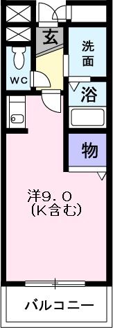 アンソレイエの間取り画像