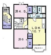 プロムナードBの間取り画像