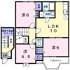 ラフレシールBの間取り画像