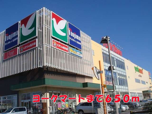 近くのヨークマートまで650m(徒歩9分)