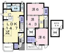 ヒロハウスDの間取り画像
