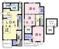 ヒロハウスDの間取り画像