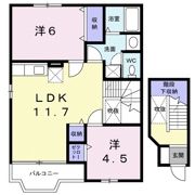 グランヌーヴォ．Kの間取り画像