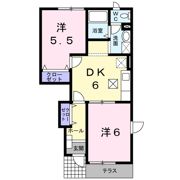 グリーンヒル三城Bの間取り画像