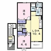 グリーンヒル三城Bの間取り画像