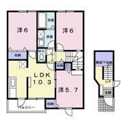 メゾン ベル：グラース Bの間取り画像