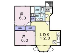 ゼフィルス新川Aの間取り画像