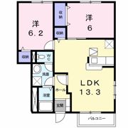 イヴェールBの間取り画像