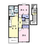 バーデンハイムⅠの間取り画像