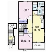 高丘リバーサイドの間取り画像