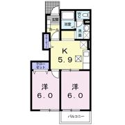 プロムナードIKEDAの間取り画像