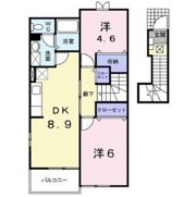 フロール清風Bの間取り画像